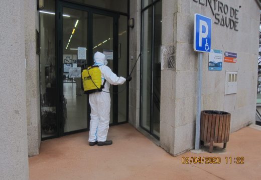A Xunta realizou 57 actuacións desinfección dos exteriores das residencias de maiores e discapacitados e dos centros de saúde na comarca do Barbanza